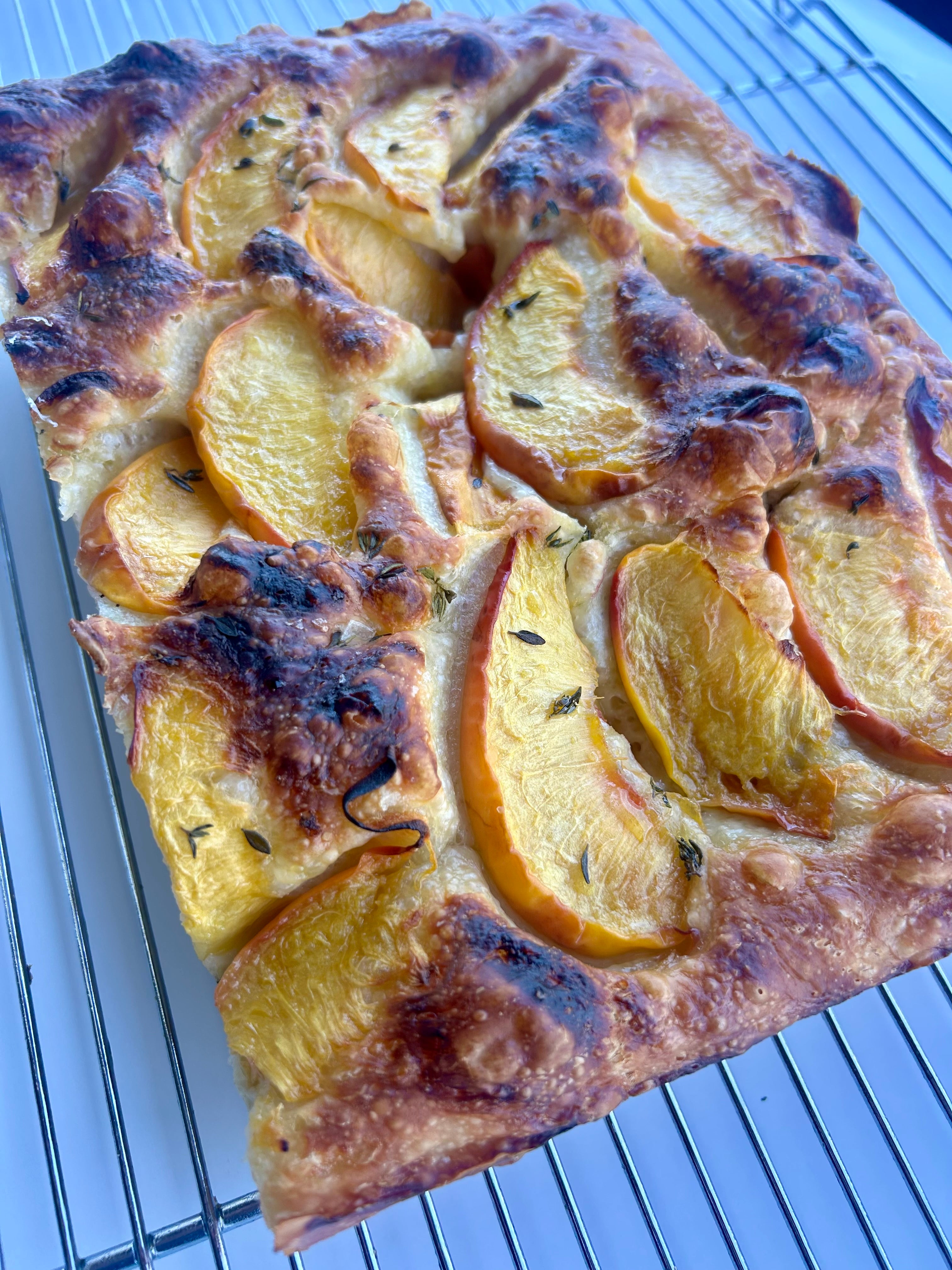 Peach+Hot Honey & Thyme