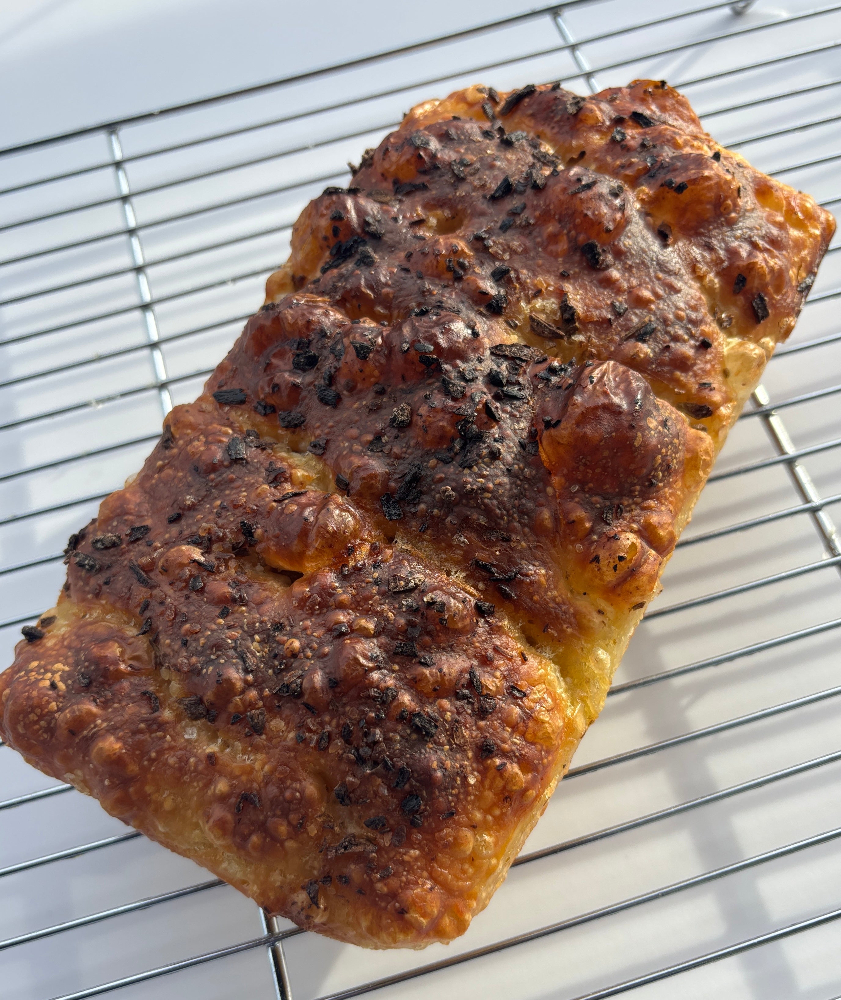 Garlic Scape Focaccia – Mini Loaf | Classic Collection Mr Focaccia YEG