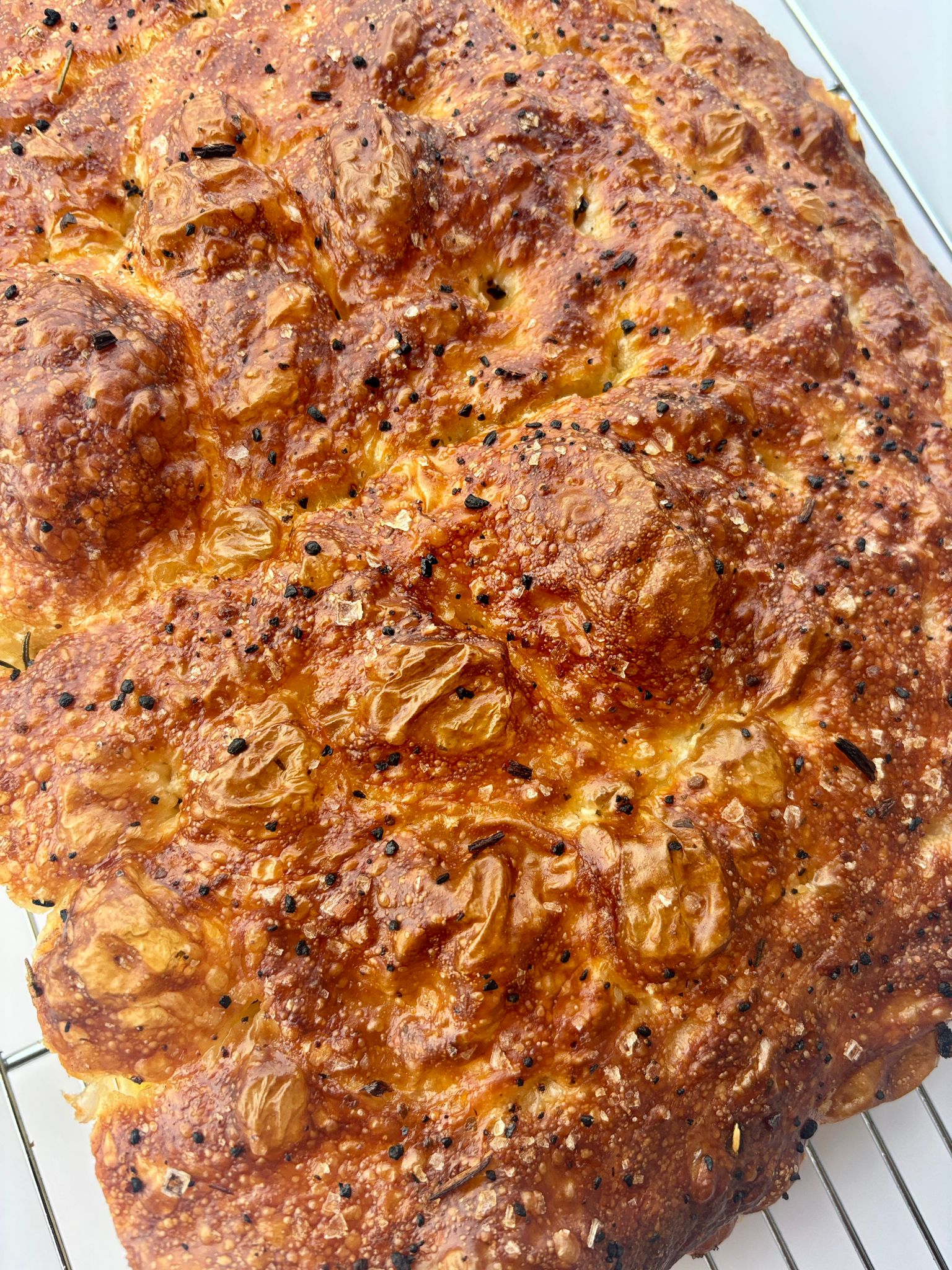 Garlic Scape and Sea Salt | Mr Focaccia YEG