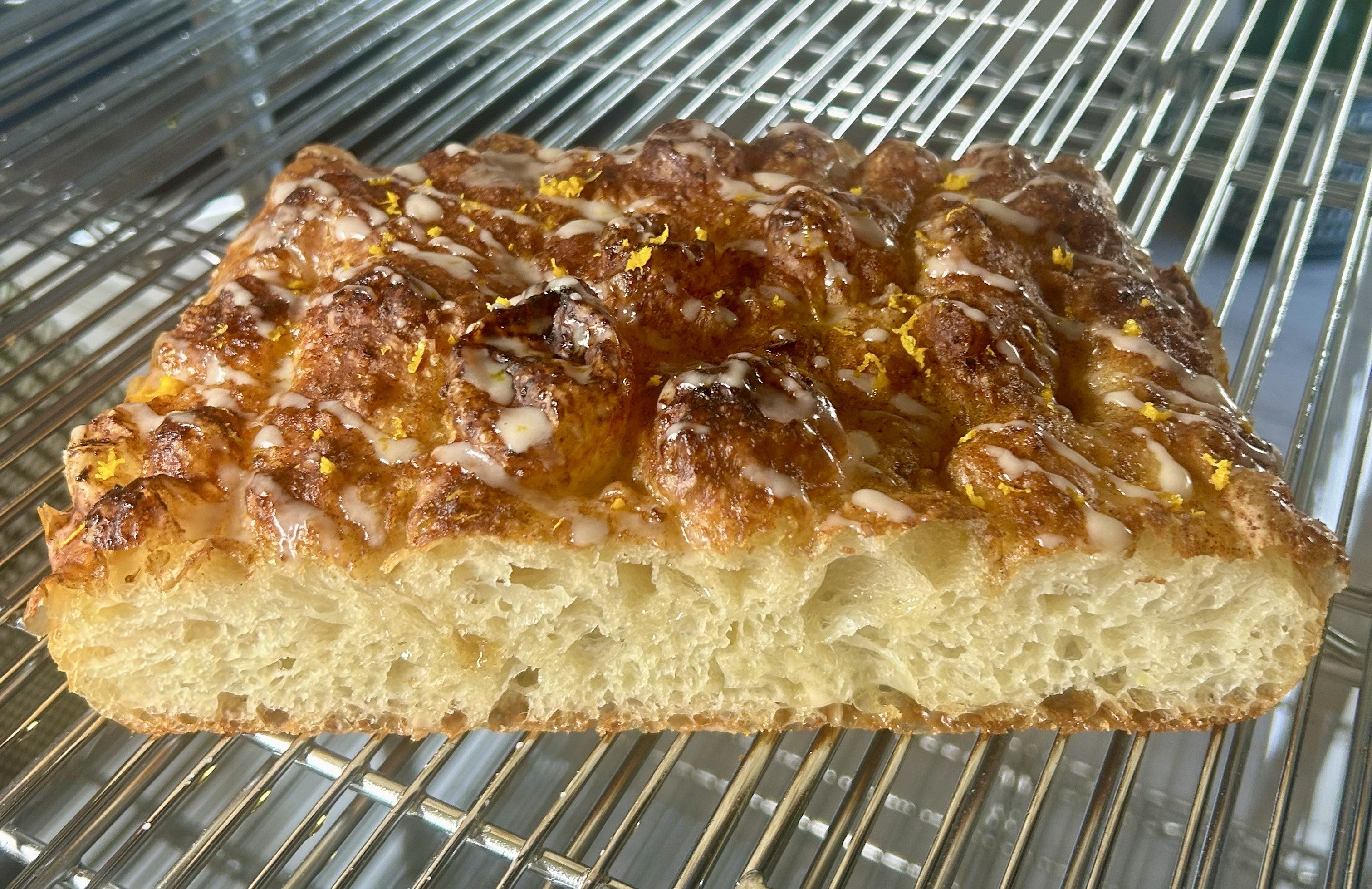 Winter Spice Candied Ginger with Orange Vanilla Glaze  | Mr. Focaccia YEG